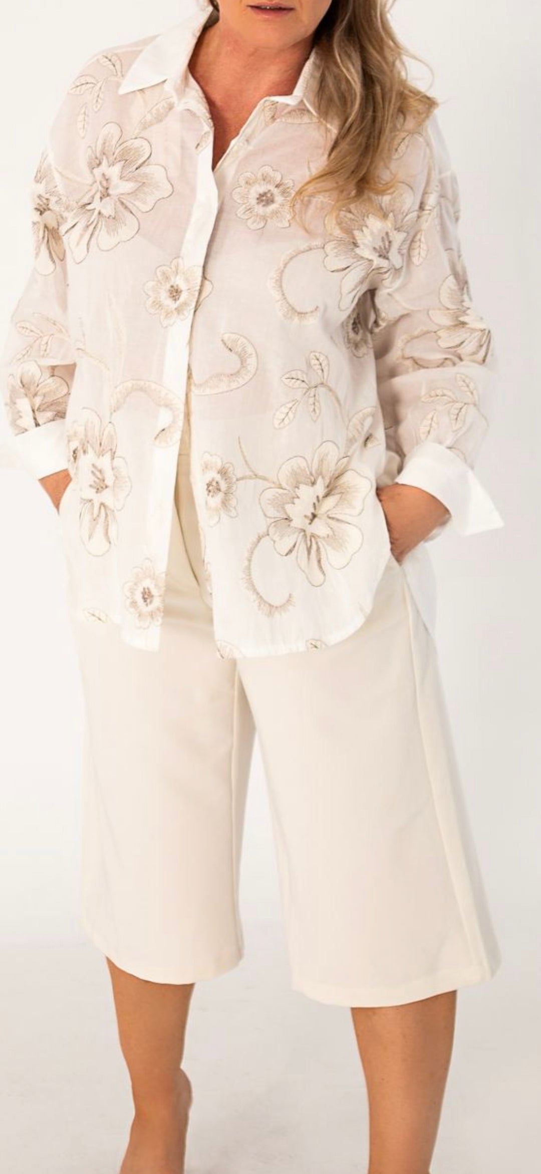 Bronze blossom 100% Cotton shirt