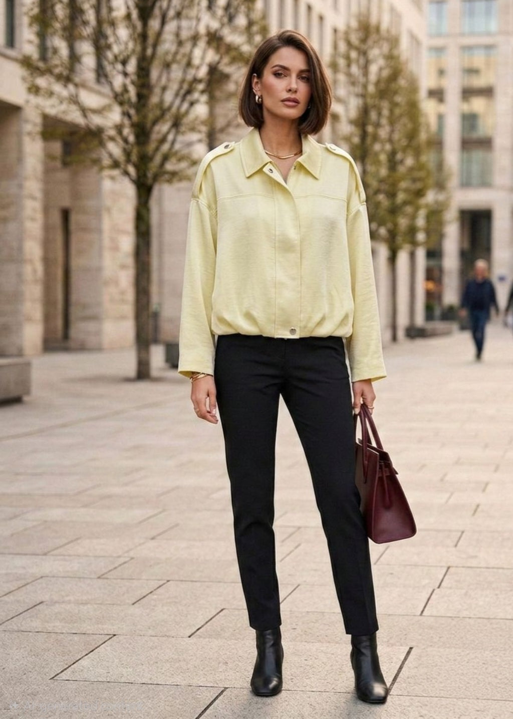 Satin Solice Drape bomber jacket