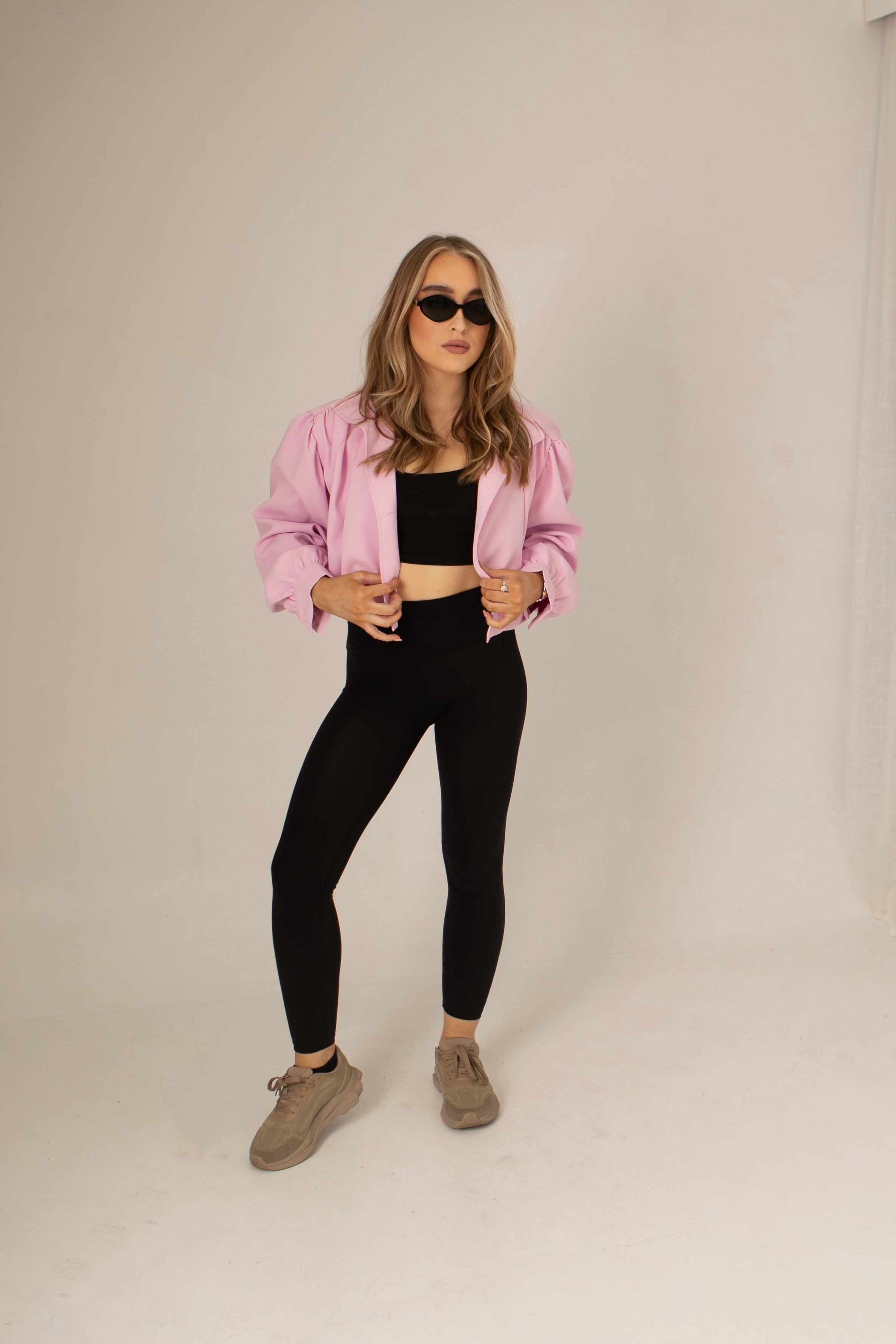 Bubblegum Blush Bomber jacket