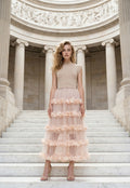 Petal Cascade Gown