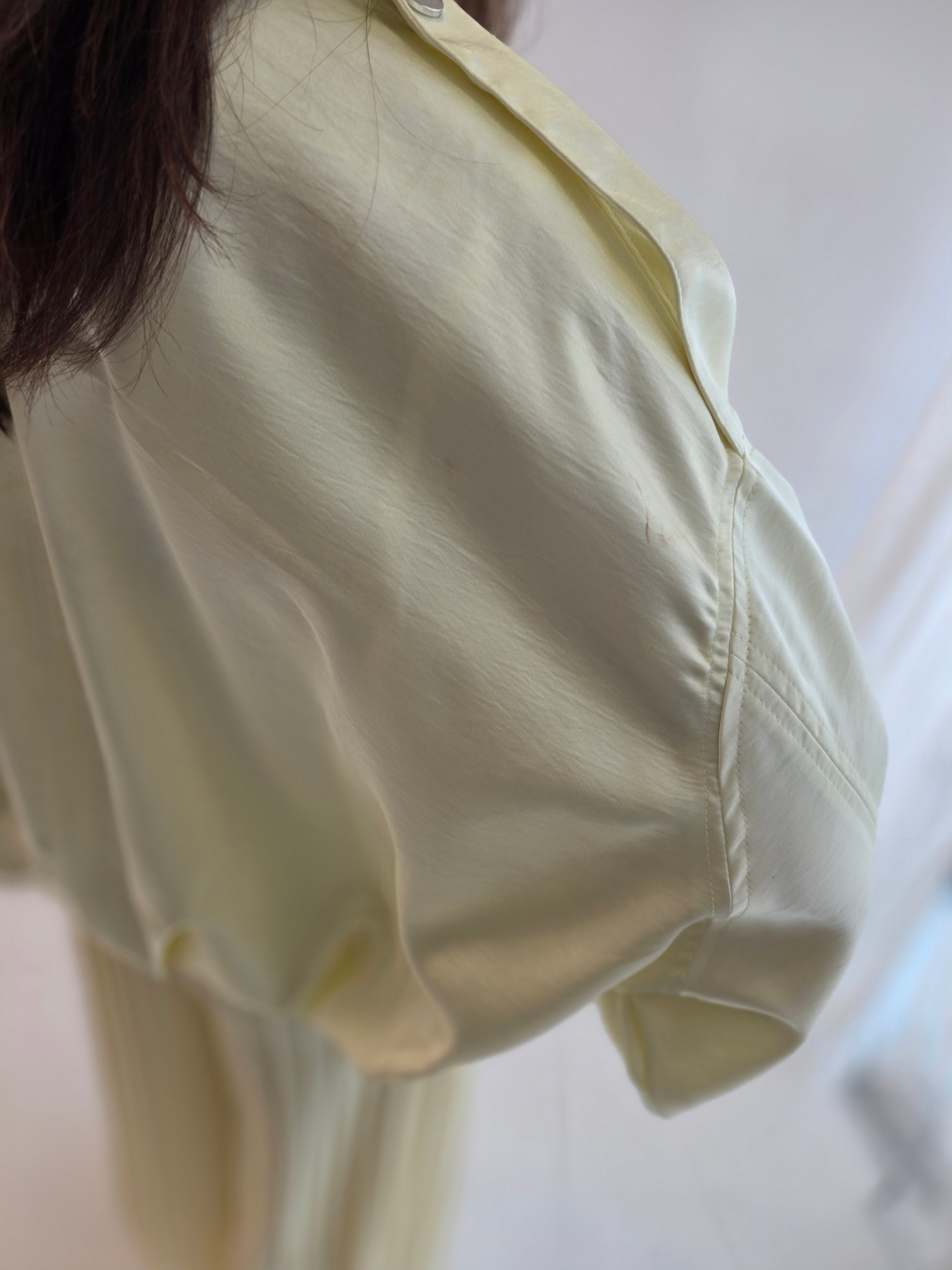 Satin Solice Drape bomber jacket