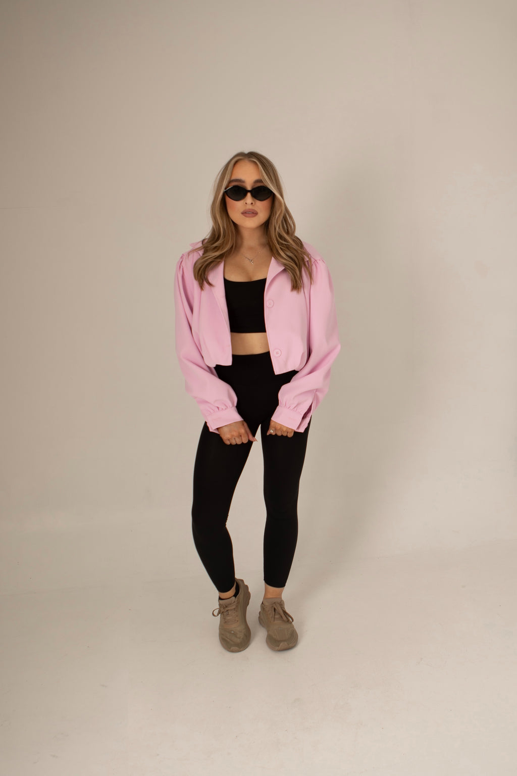 Bubblegum Blush Bomber jacket