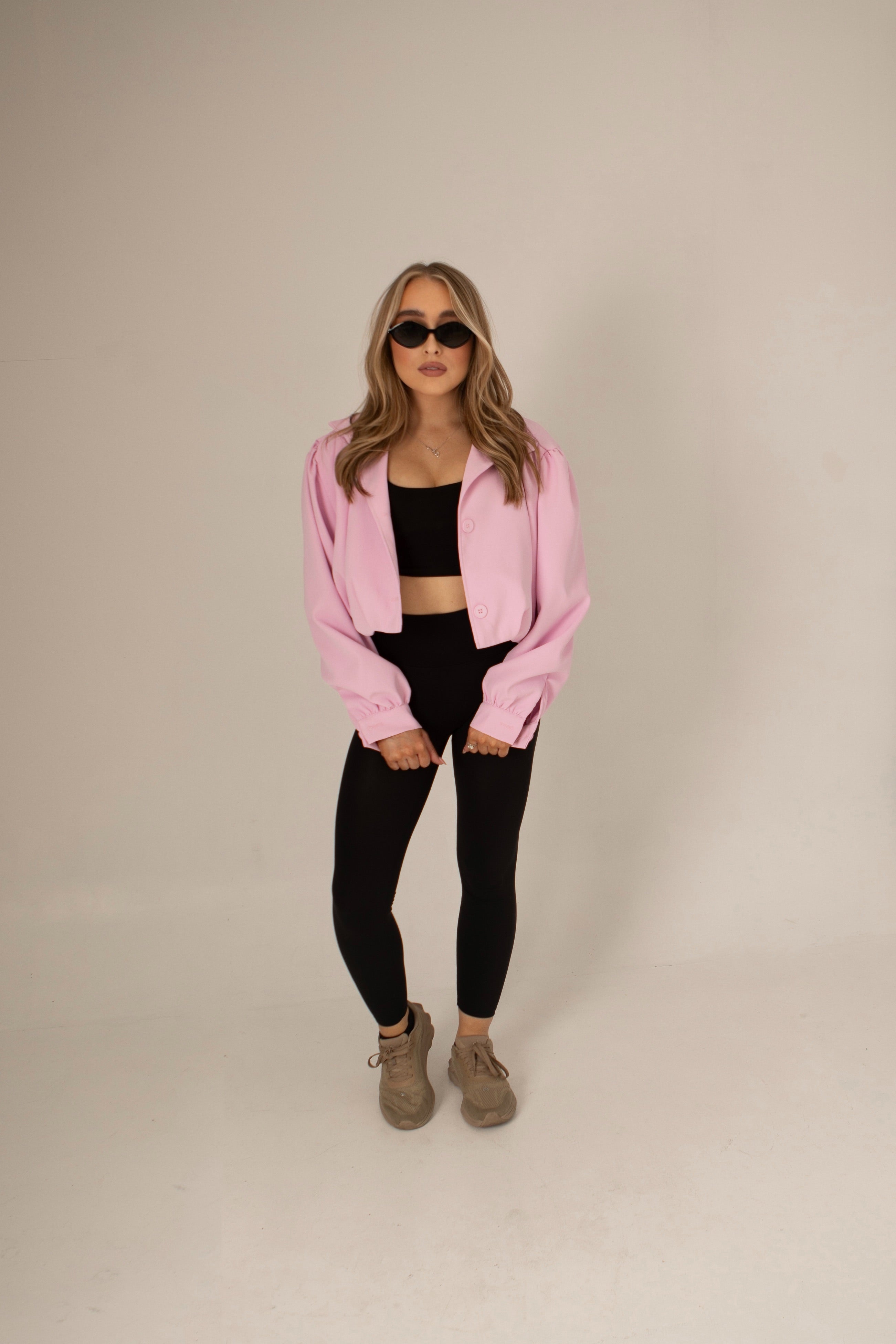 Bubblegum Blush Bomber jacket