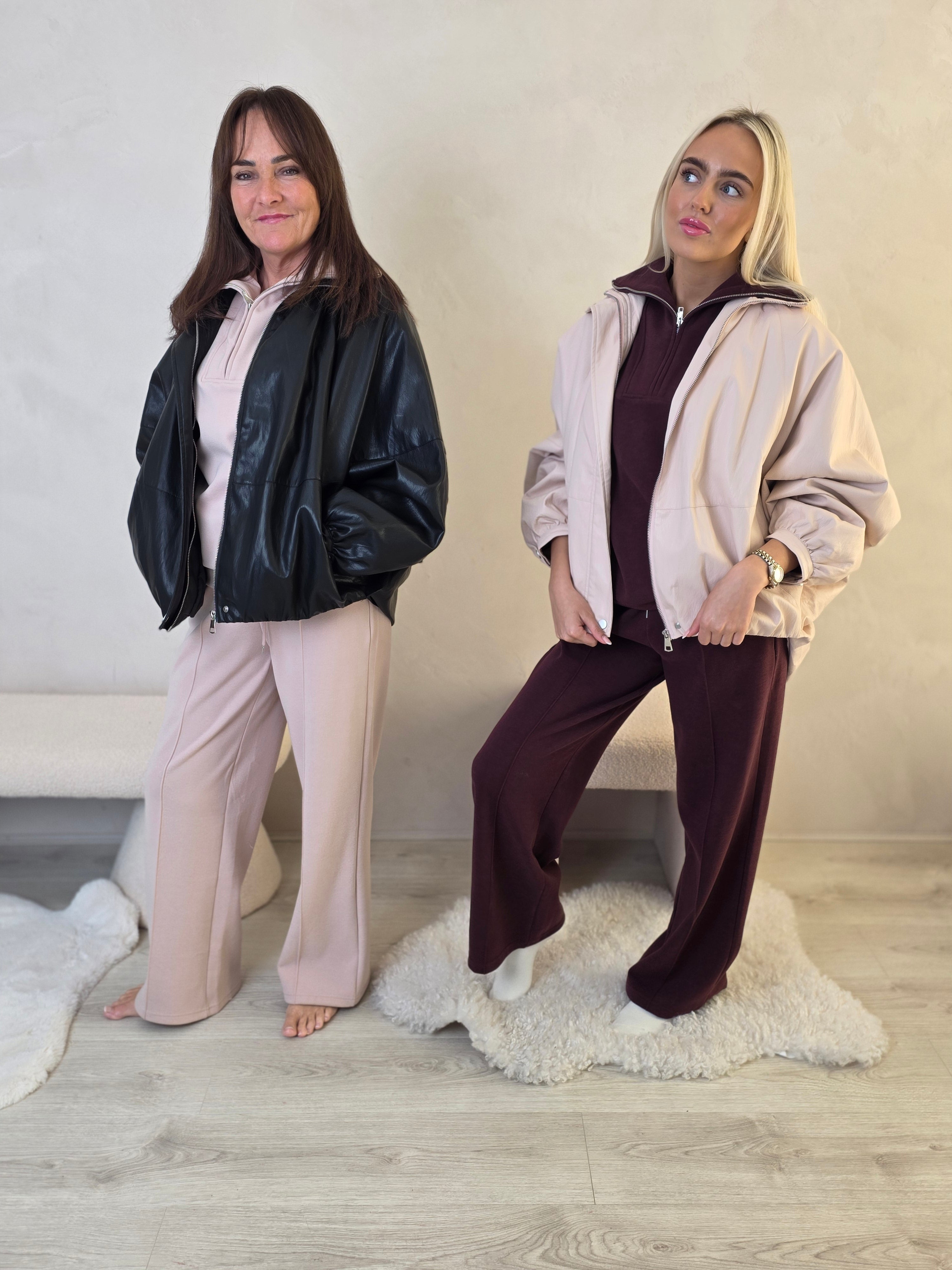 Cashmere blend loungewear set
