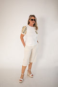 Boho Luxe puff sleeve Tee