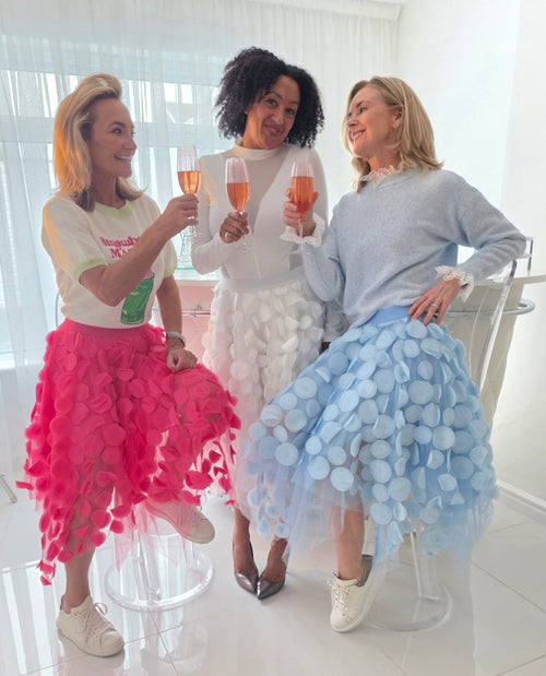 Carrie Circle applique Tulle skirt