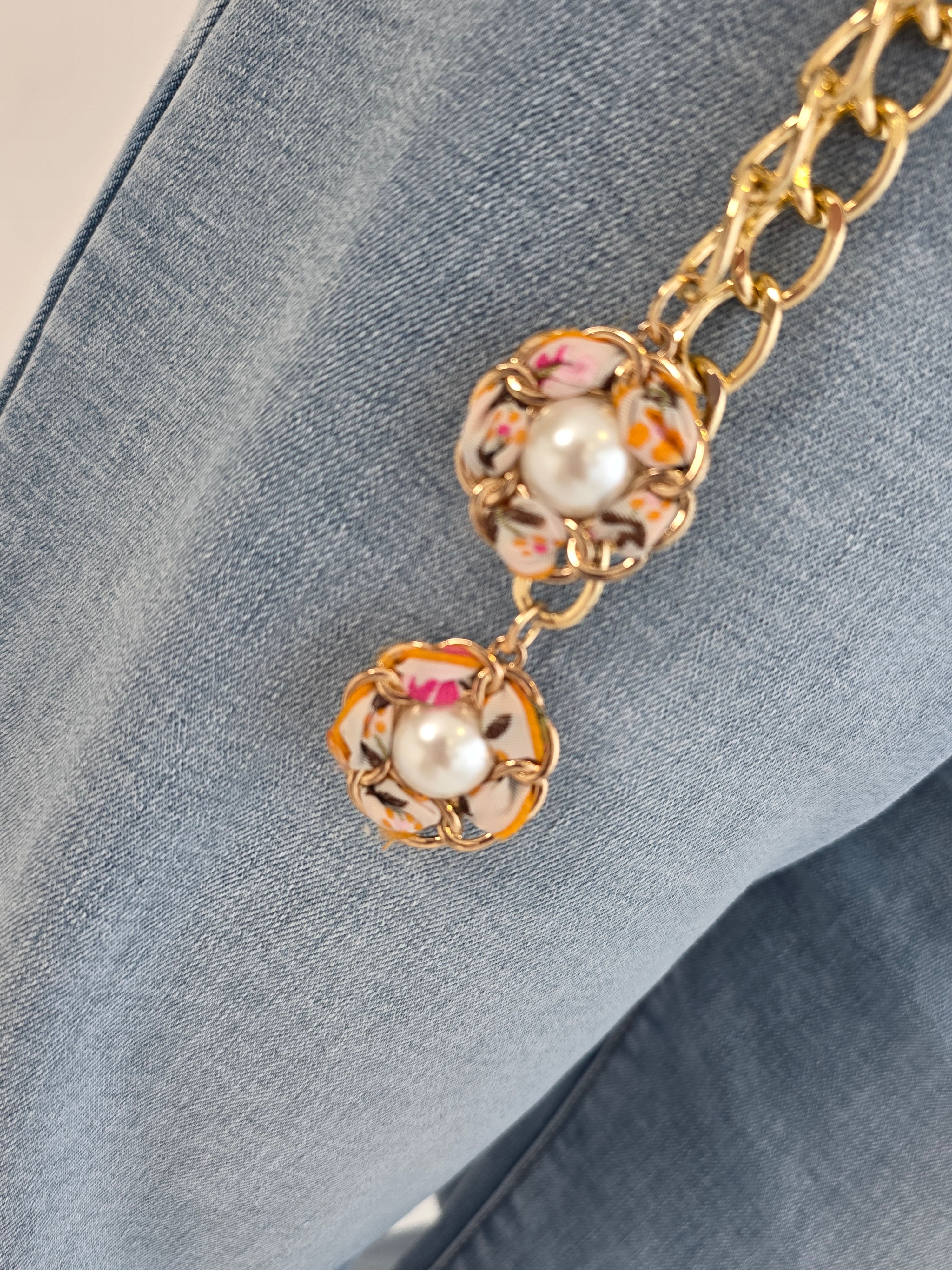 Pearls and petals wide leg jeans 🫧🌸