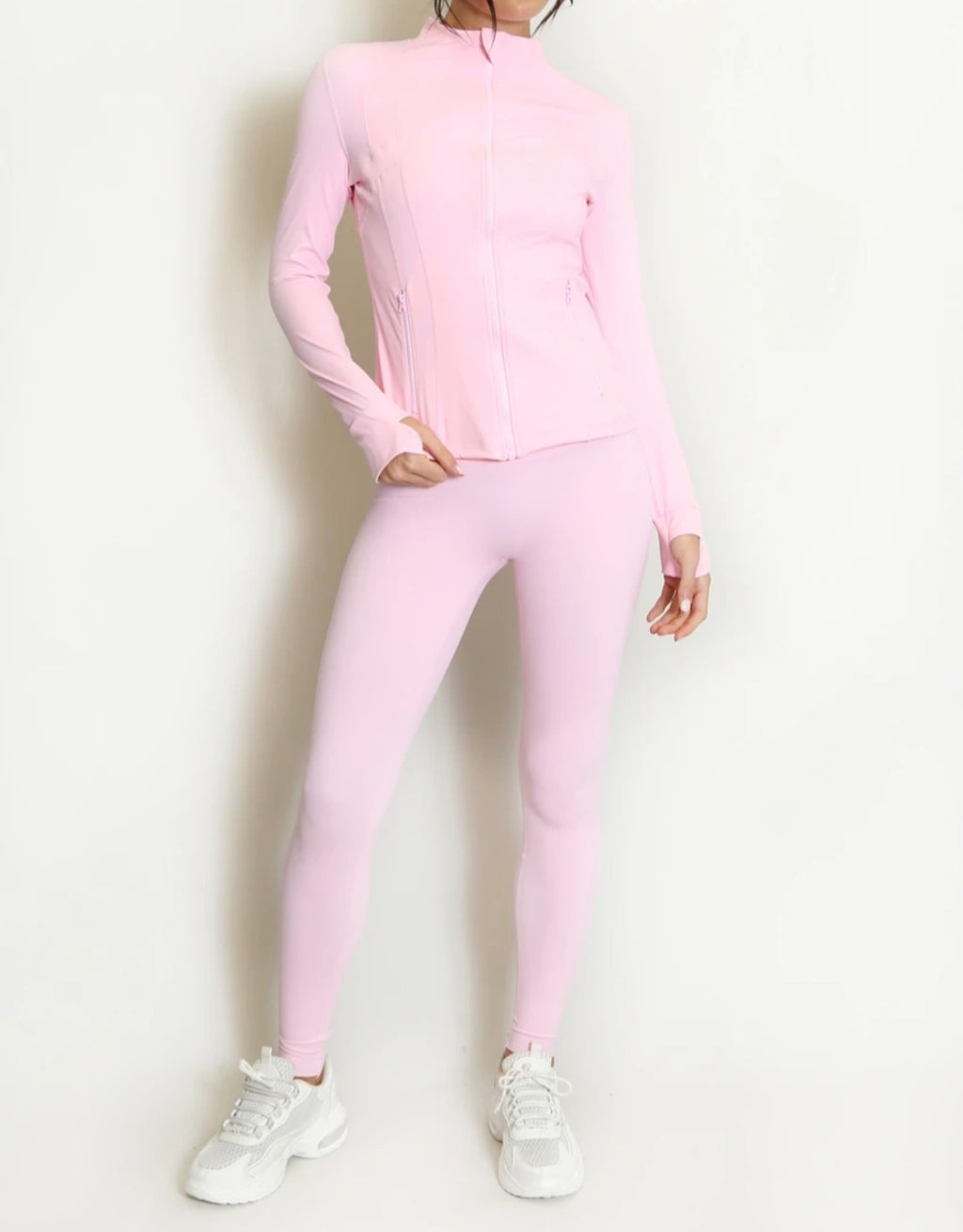 Contour Fitted Yoga & Pilates Jacket – Pink