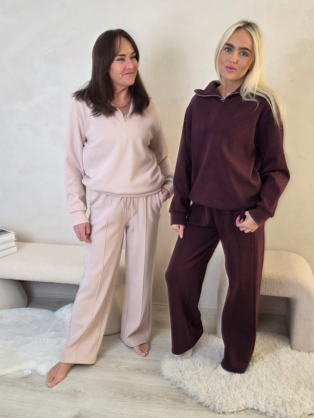 Cashmere blend loungewear set